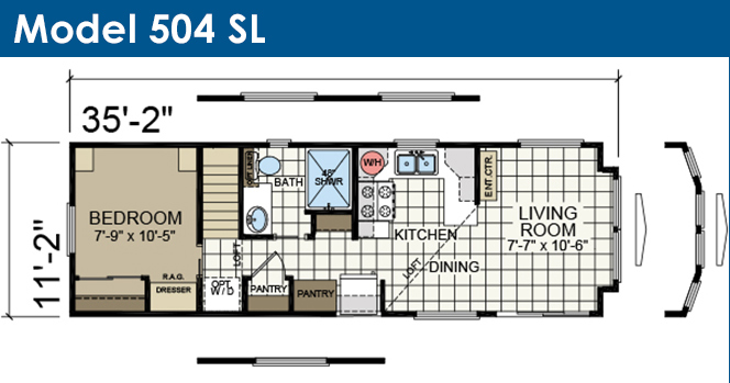 floorplan for model 504 sl