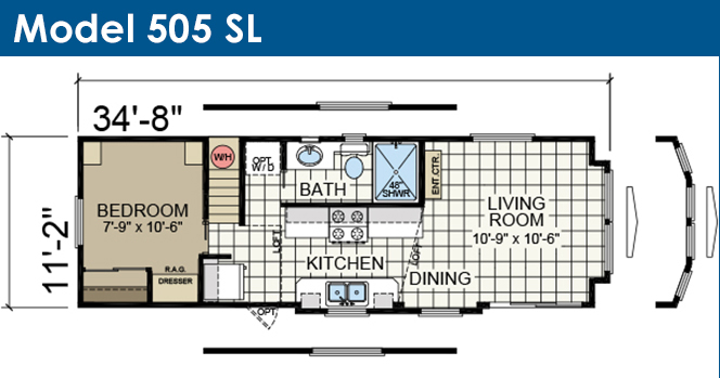 floorplan for model 505 sl