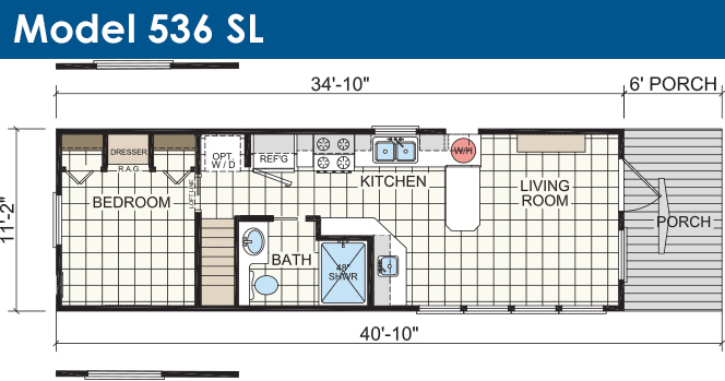 floorplan for model 536 sl