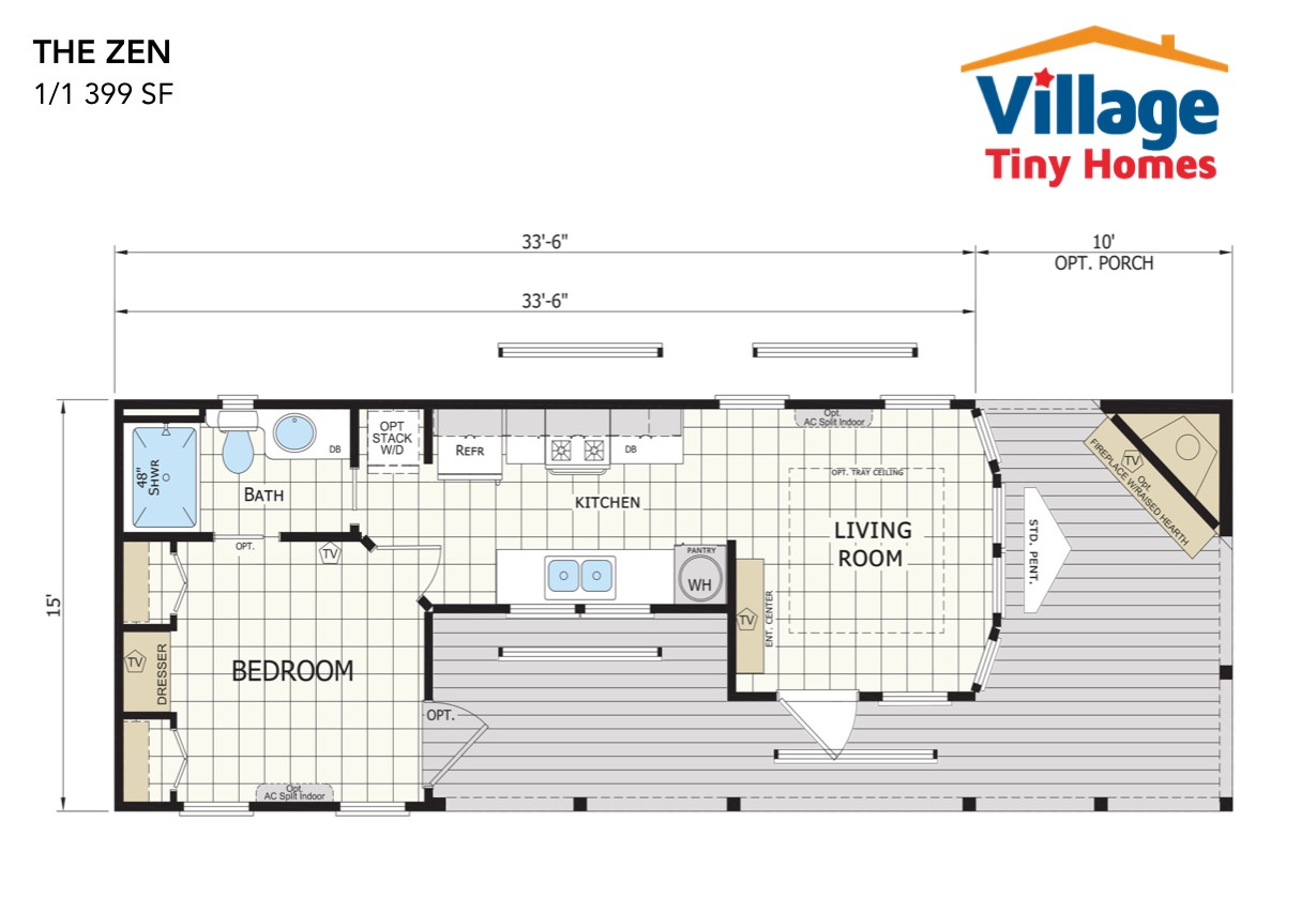 Zen House floor plan